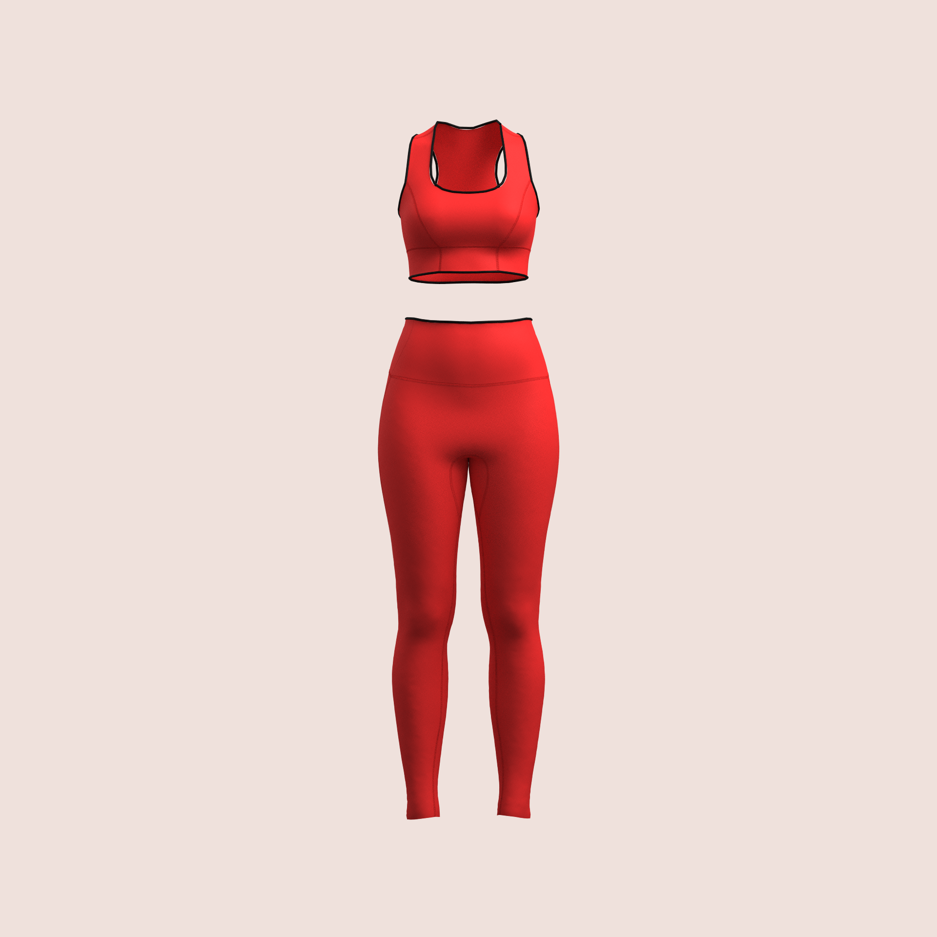Ensemble Legging sculptant & Brassière - 2mm ultra souple
