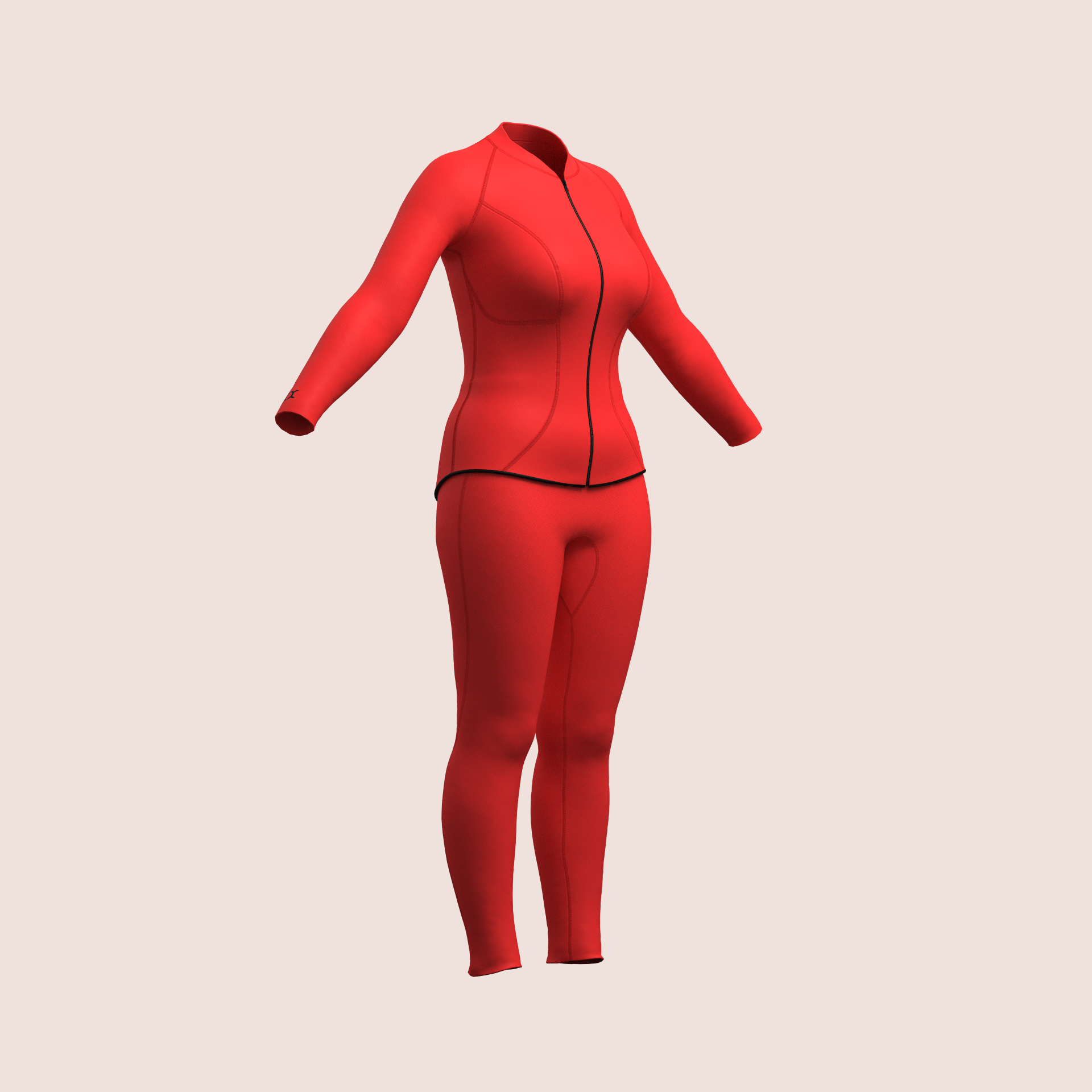 Ensemble Veste Zippé - Legging sculptant - 2mm ultra souple
