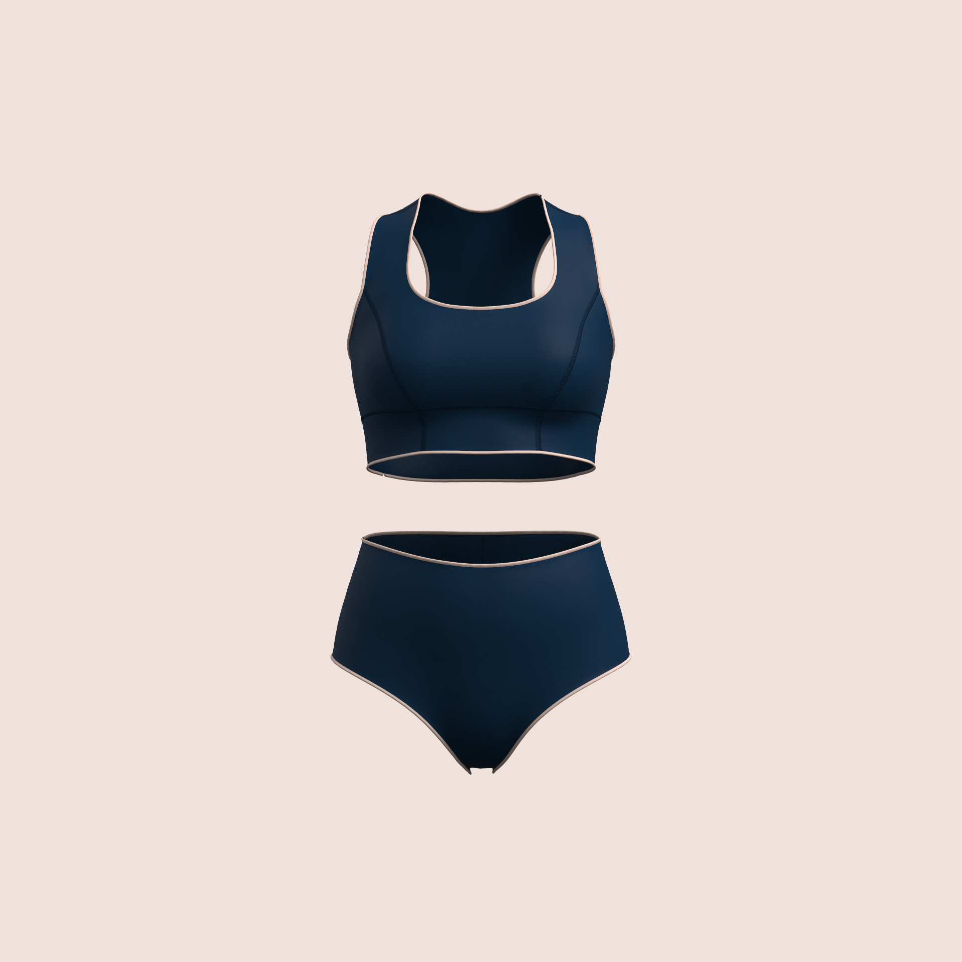 Ensemble Bain Audace – Brassière & Culotte Échancrée Taille Haute - 2mm Neopene