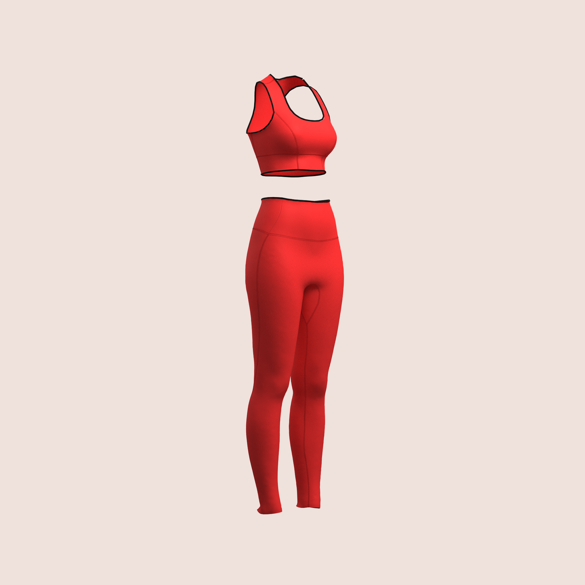 Ensemble Legging sculptant & Brassière - 2mm ultra souple