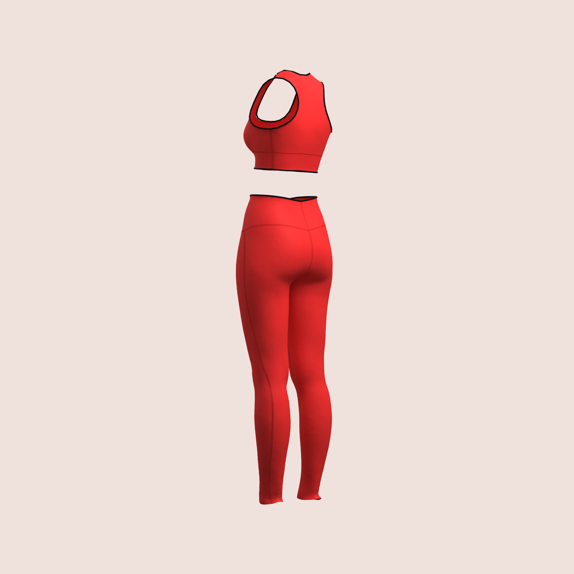 Ensemble Legging sculptant & Brassière - 2mm ultra souple