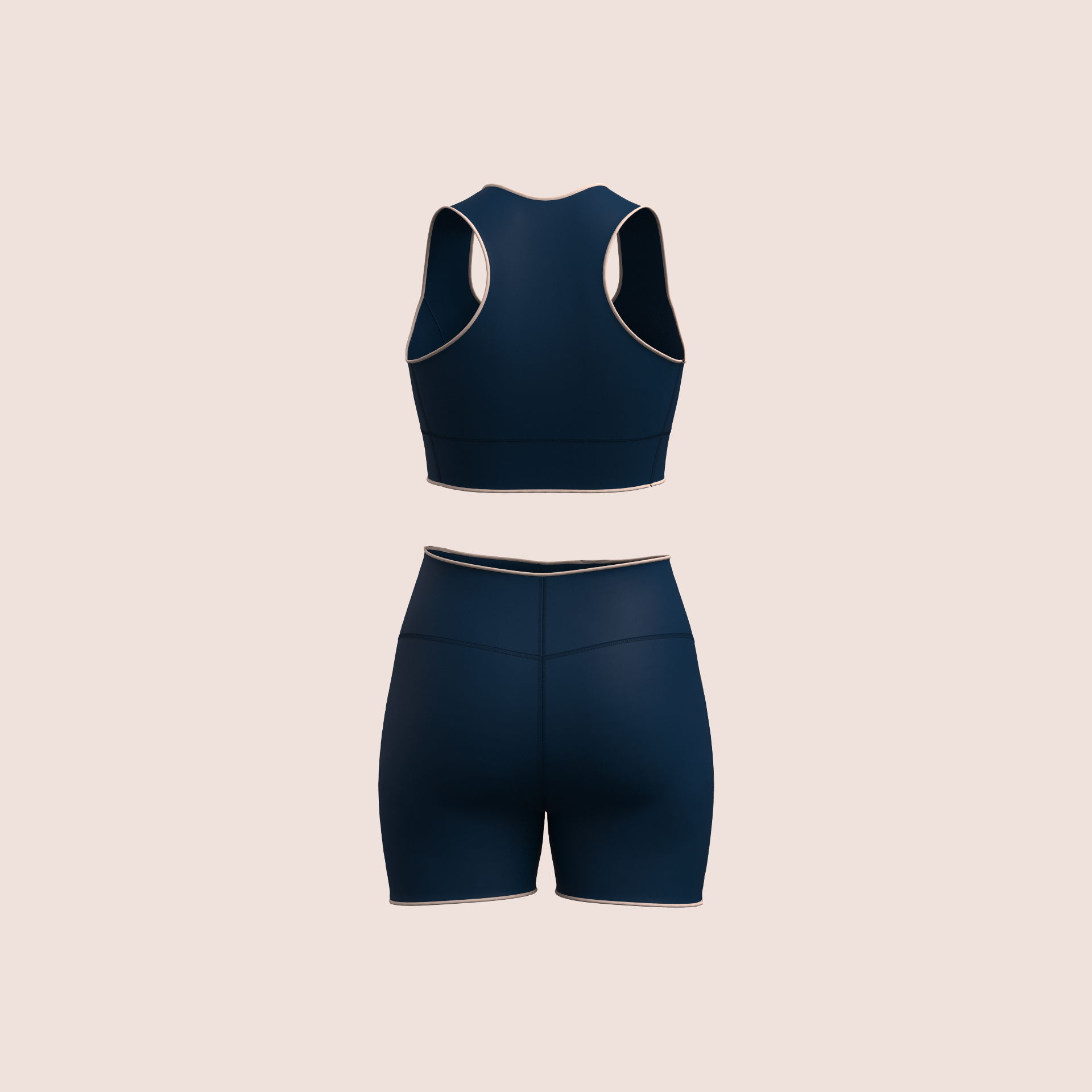 Ensemble Short Taille Haute Sculptant & Brassière – Néoprène Ultra Souple 2 mm